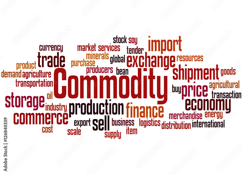 Commodity, word cloud concept 2
