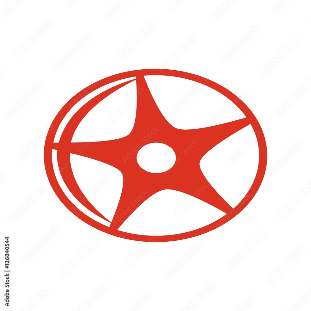 wheel logo design, motor logo design