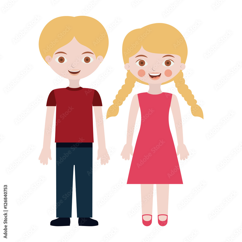 Couple cartoon icon. Relationship family love and romance theme. Isolated design. Vector illustration