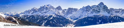 Dolomites mountains in winter © Flaviu Boerescu