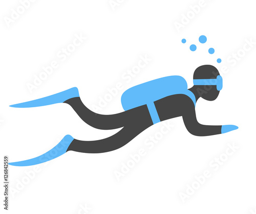 Scuba diving illustration