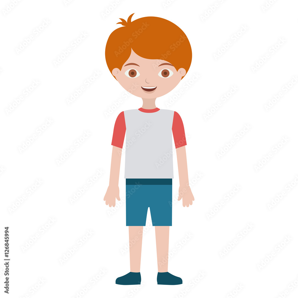 Boy cartoon icon. Kid childhood little people and person theme. Isolated design. Vector illustration Boy cartoon icon. Kid childhood little people and person theme. Isolated design. Vector illustration