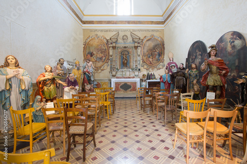 Scanno (L'Aquila) - Interior of a church photo