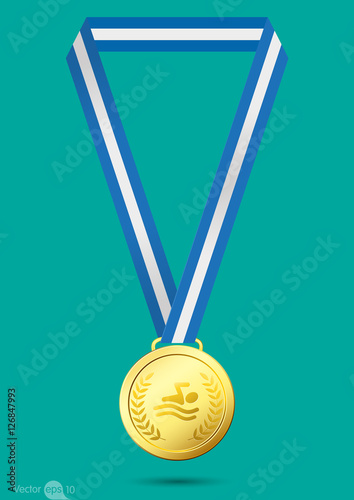  Swimming Gold medal
