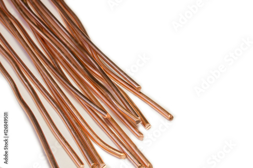 cooper wire isolated