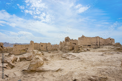 Jiaohe Ancient Ruins  Turpan  Xinjiang Uyghur Autonomous Region  China