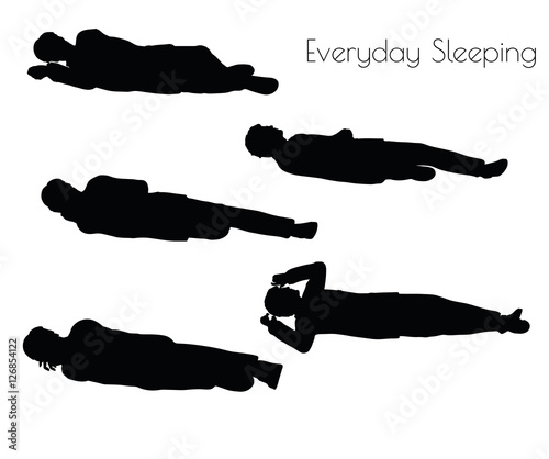 man in Everyday Sleeping pose