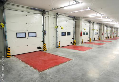 Truck docking bay