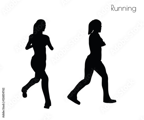woman in Running pose