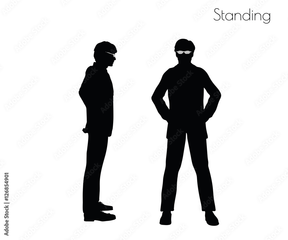 man in Standing  pose