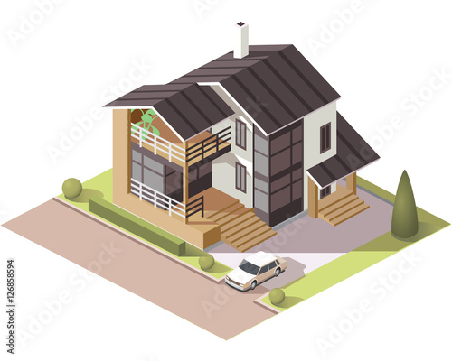 Set tiles vector buildings