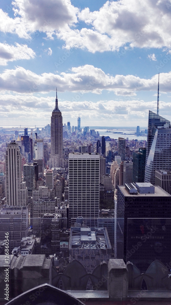 Fototapeta premium New York City Skyline (październik 2016)