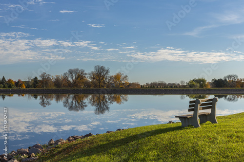 Reflective Lake In Autumn © johnsroad7