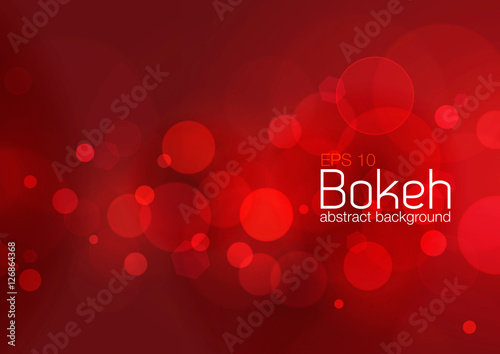 Bokeh and blur vector abstract background