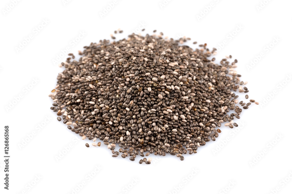 Chia seeds closeup Chia seeds closeup