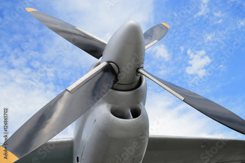 Photos Airplane turboprop engine
