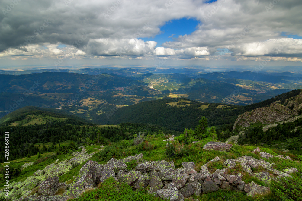 Beautiful mountains landscape in bulgaria