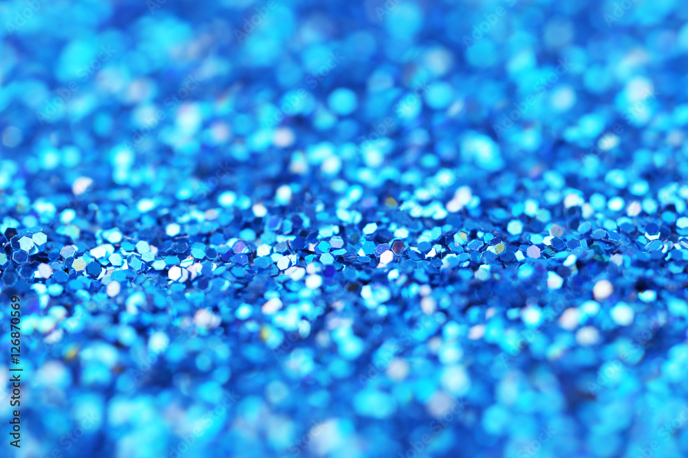 Shiny blue glitter background Shiny blue glitter background