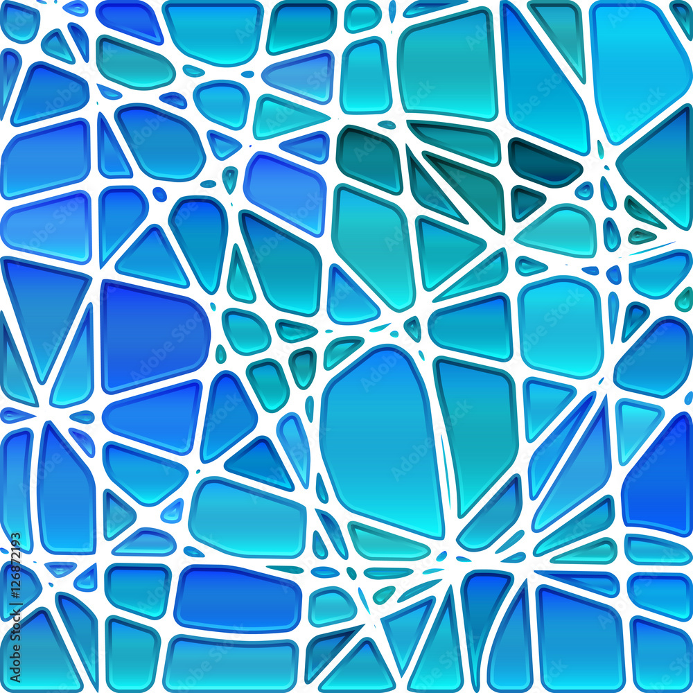 abstract vector stained-glass mosaic background