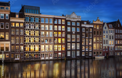 Amsterdam city by night