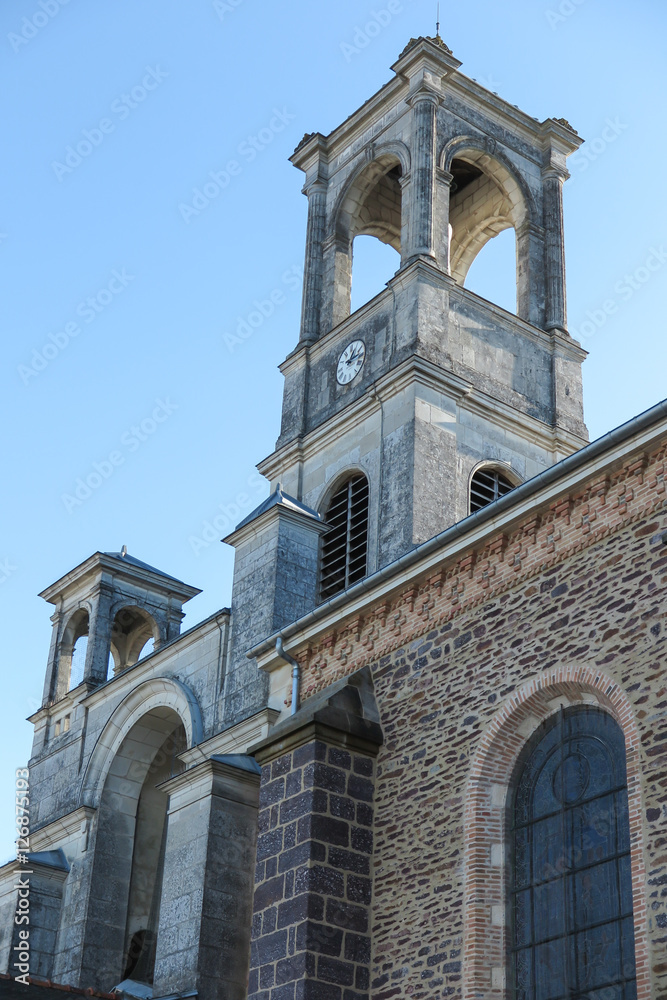 Parish Church in Montfort-sur-Meu in France, the birthplace of S