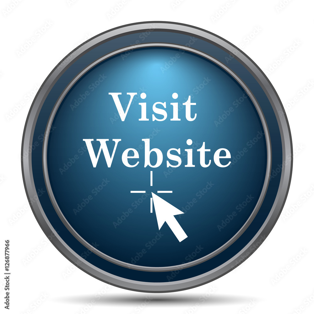 Fototapeta premium Visit website icon