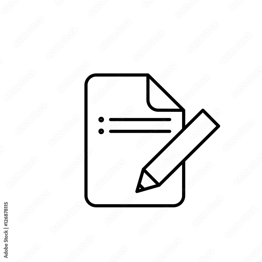 plan health schedule document page outline thin line black icon plan health schedule document page outline thin line black icon