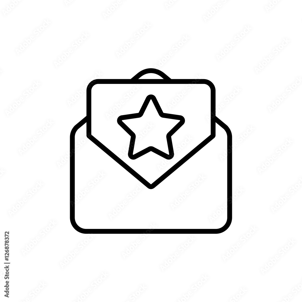envelope email postcard card letter thin line outline black vect envelope email postcard card letter thin line outline black vect