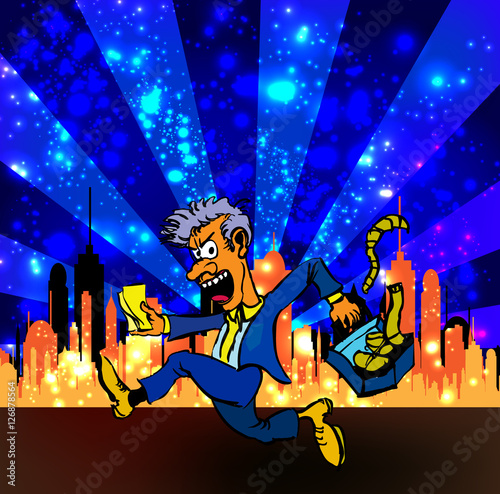 Manager. Vector illuatsration.