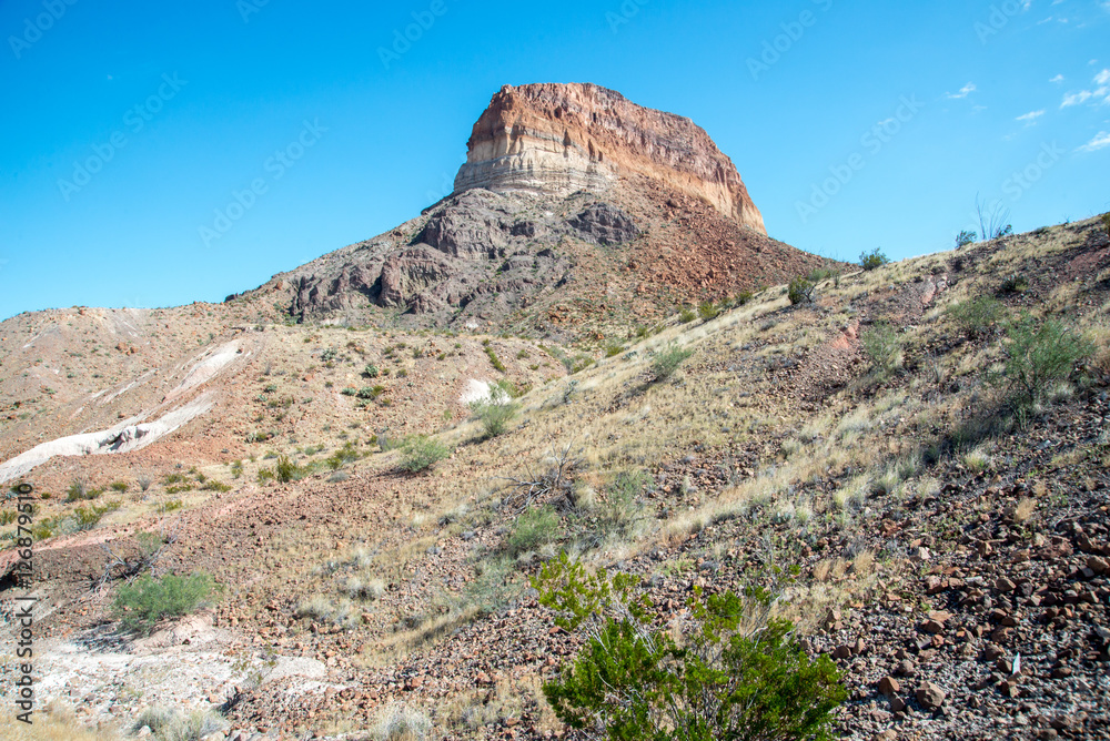 Rock formation in Big Bend National Park in Texas Rock formation in Big Bend National Park in Texas