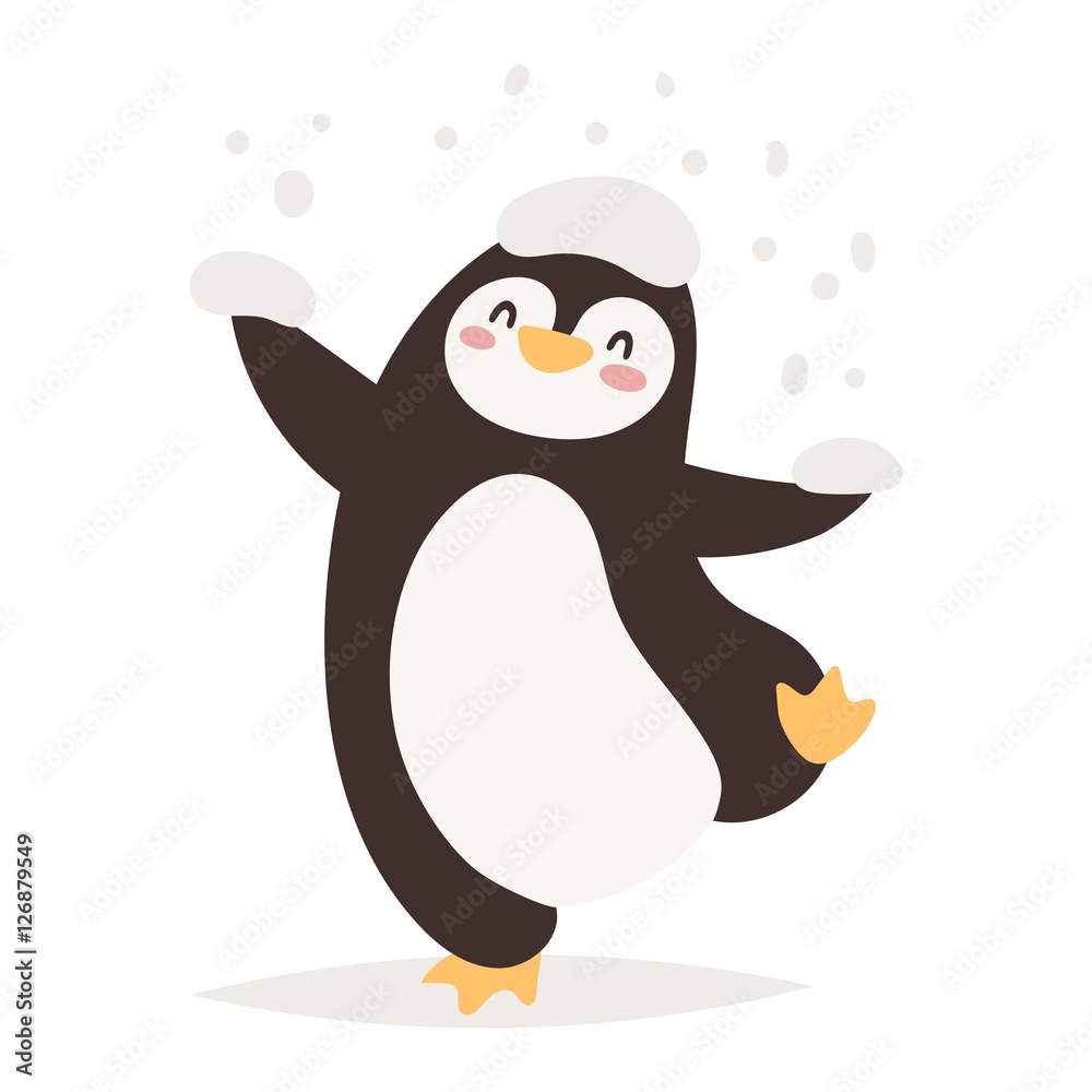 Obraz premium Penguin vector character