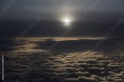 sunset over the sea