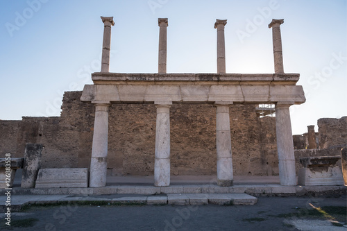 Ruins of Pompeii, the ancient Roman city