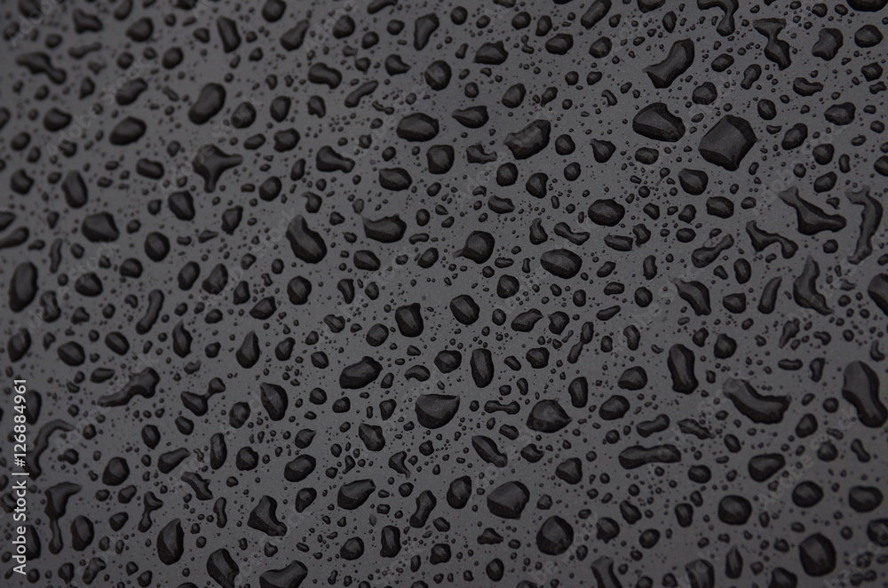 Raindrops on Dark Car Raindrops on Dark Car