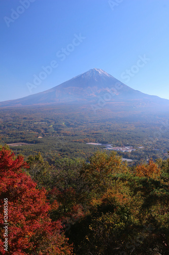 紅葉台から見た富士山