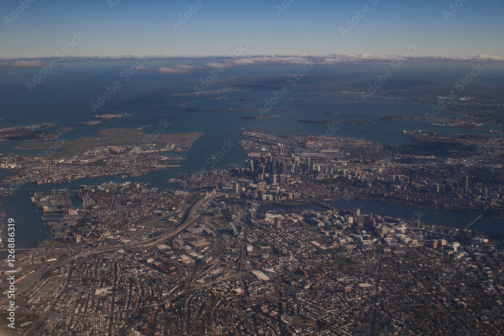 Boston from above