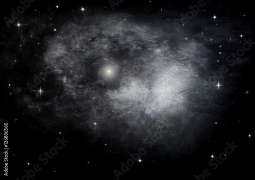 galaxy in a free space © marusja2