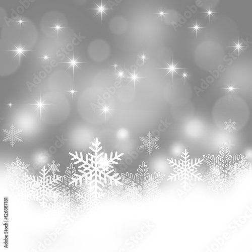 クリスマス 雪の結晶
