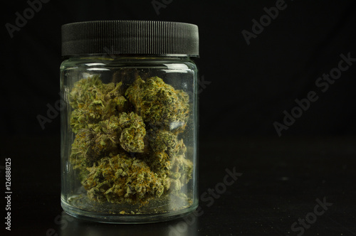 Cannabis Jar Closed