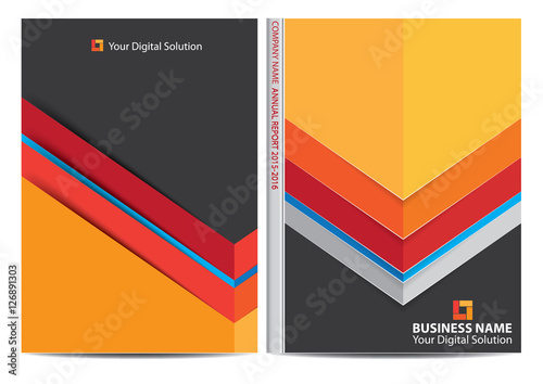 Annual report cover design