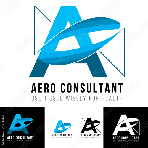 Aero Consultant with letter a and drop water cycle