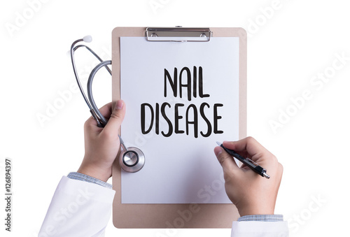  NAIL DISEASE Fungus Infection on Nails Hand, Finger with onycho photo