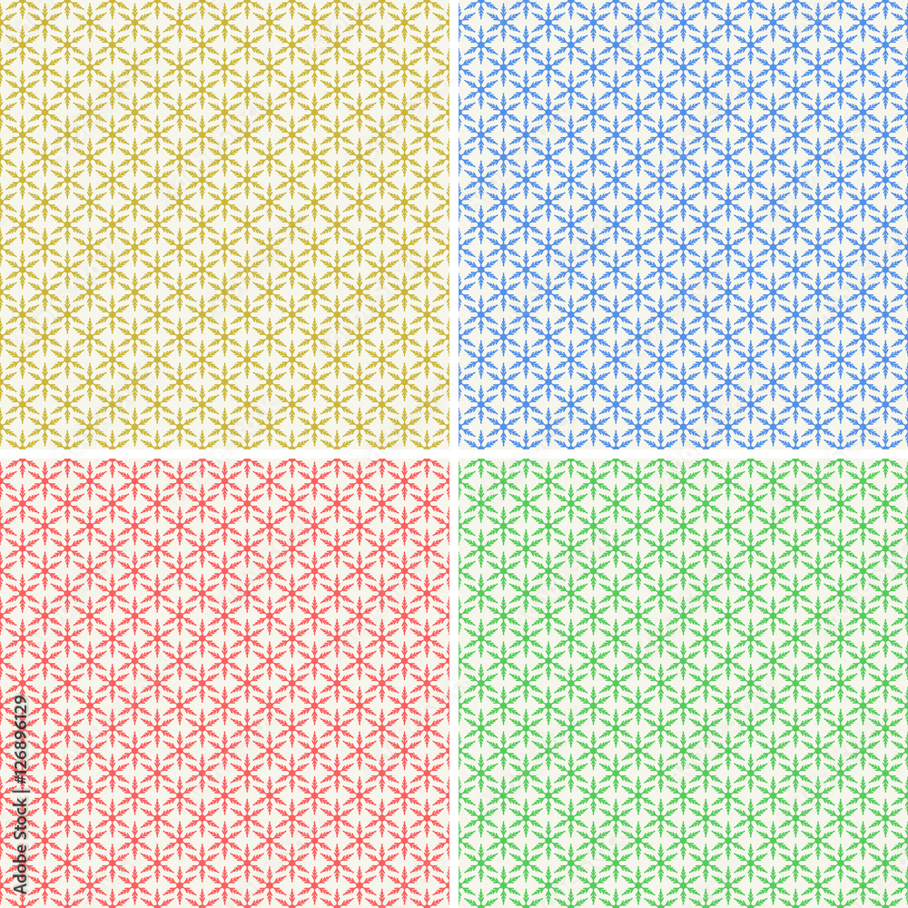 Set of christmas patterns Set of christmas patterns