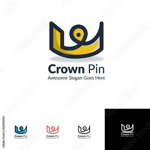 Crown Pin locator explore kigdom at british photo