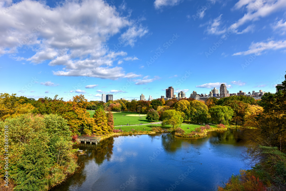 Central Park in Autumn in New York City Central Park in Autumn in New York City