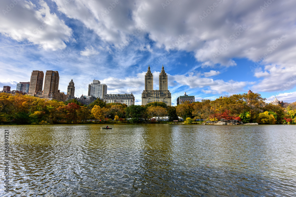 Central Park in Autumn in New York City