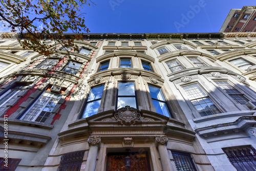 Photography Brownstone Houses of New York City