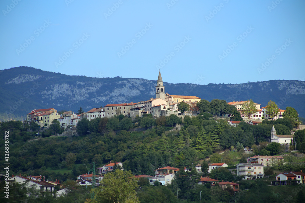 Buzet city. city on the hill. Istria, Croatia .3 