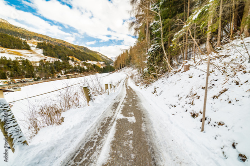 snowy mountain road © Vivida Photo PC