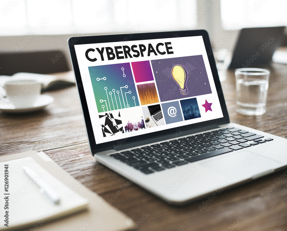 Cyberspace Technology Network Concept Cyberspace Technology Network Concept